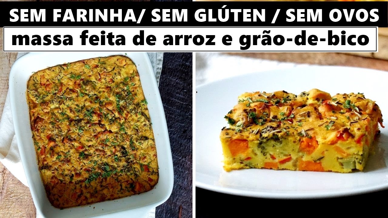 Torta salgada revolucionária / vegana e sem nada de farinha