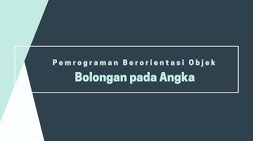 PROGRAM JAVA - MENCARI DIGIT ANGKA PADA BOLONGAN - PBO