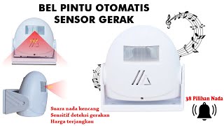 Bell pintu selamat Datang sensor gerak