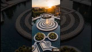 Relaxing Chill Hop Music Vibes | Beautiful Pool Garden Design with Chill Hop Music 🎧✨