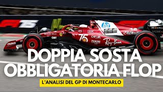 F1. DOPPIA SOSTA OBBLIGATORIA FLOP a MONACO. FERRARI sul podio con LECLERC
