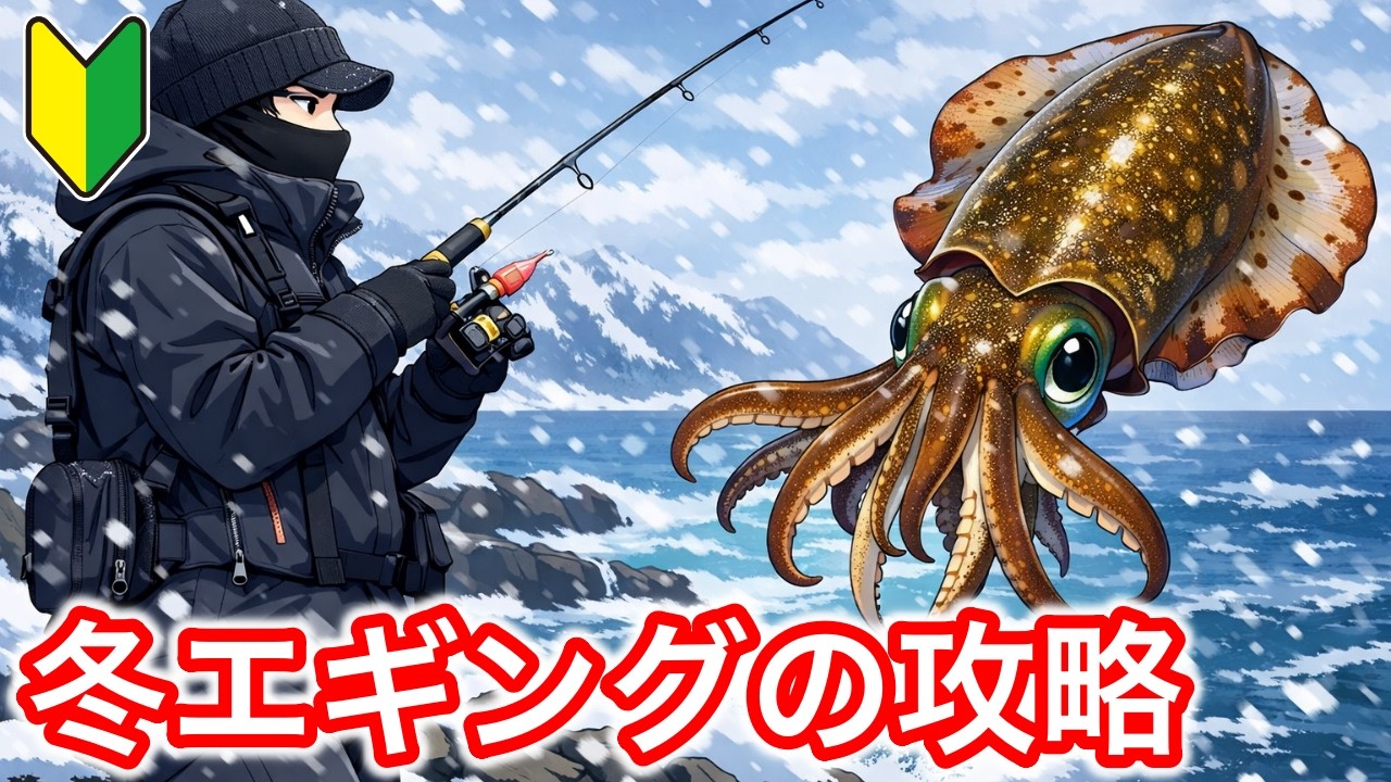 Winter Egi fishing tips! Even beginners can improve their catch by