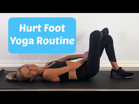 Hurt Foot Yoga Routine. Yoga Routine For A Broken Foot, Ankle, or Lower Leg Injury