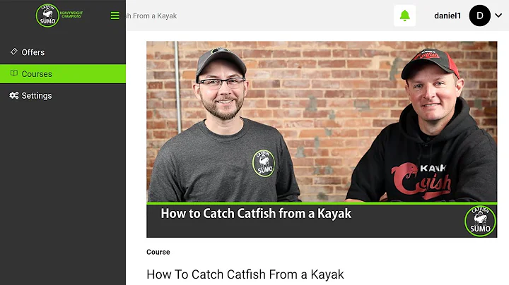 Sneak Peak Inside Catfish Sumo's Kayak Catfishing Masterclass, Learn to Catch Catfish from a Kayak