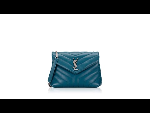 YSL Matelasse Y Loulou Small Chain Bag Dark Green YSL Matelasse Y Loulou Small Chain Bag Dark Green
