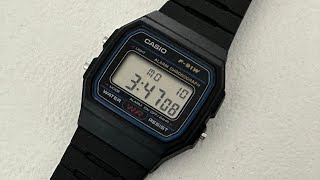 Casio F91W-1 Iconic Digital Sport Watch (Unboxing)