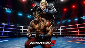 Steve Fox Fight Against Big Giant Monster Fahkumram Tekken 8 Gameplay