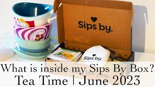 What's inside my Sips By Box?! | June 2023 by fashionstoryteller 256 views 8 months ago 7 minutes, 16 seconds
