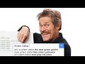 Willem Dafoe Answers the Web