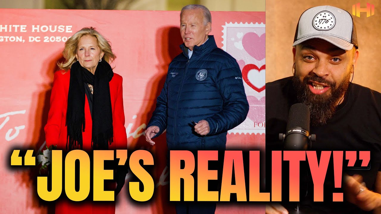 Joe Biden’s Awkward Attempt to Kiss His Wife on Valentines Day - YouTube