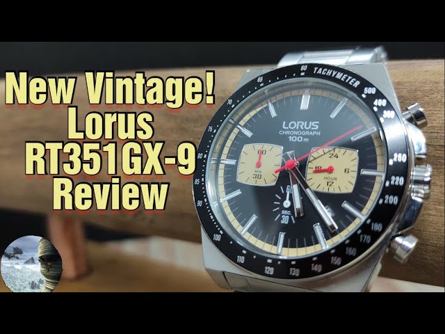 - RT336JX9 Lorus first impressions. YouTube chronograph unboxing &