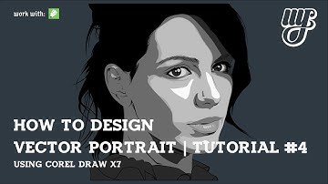How To Design Vector Portrait Kate Becksinhale Using Corel Draw X7