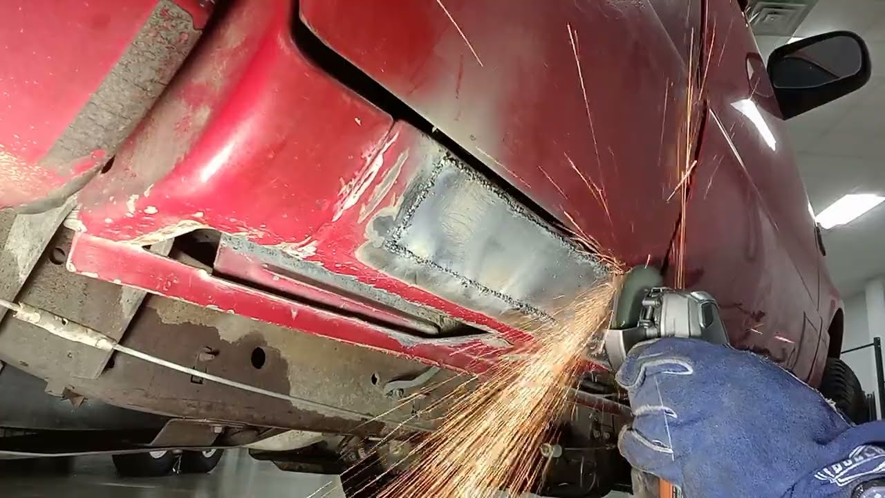 Welding Rocker Panel Ford Ranger Part 4: Flux Core Weld: Rocker Panel Repair,