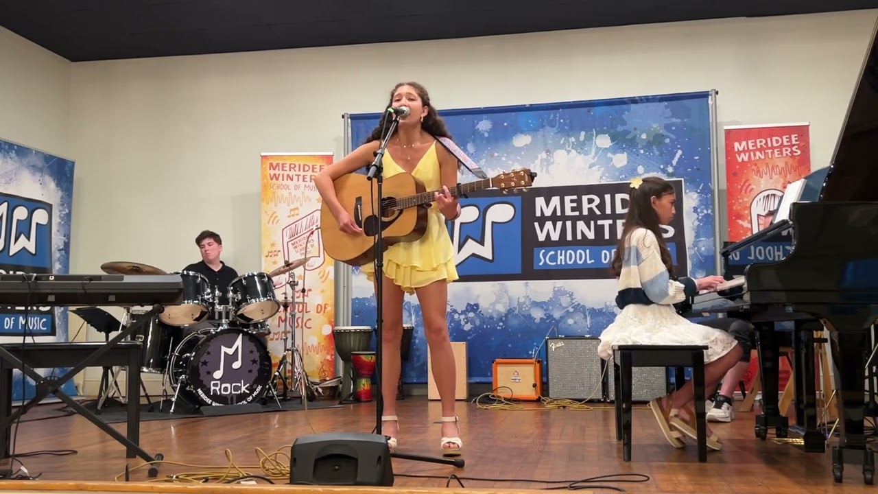 Meridee Winters Student performs her original song 