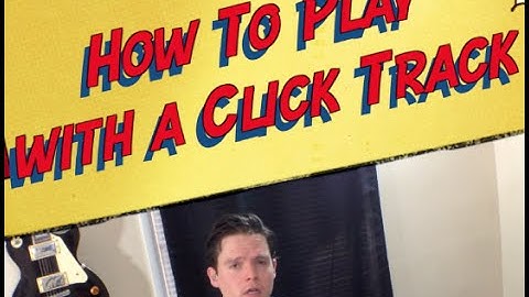 HOW TO PLAY DRUMS WITH A CLICK TRACK