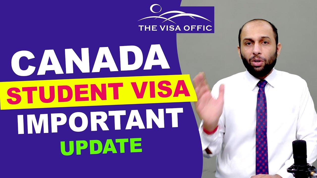 CANADA STUDENT VISA IMPORTANT UPDATE | STUDY ABROAD VISA - YouTube