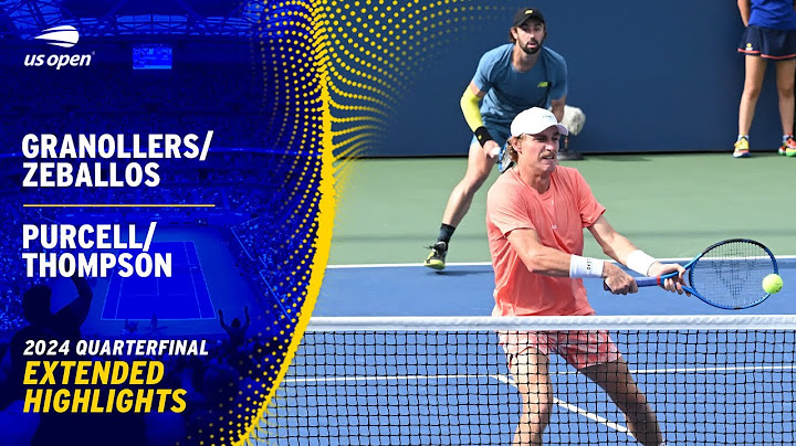 Granollers/Zeballos vs. Purcell/Thompson Extended Highlights | 2024 US Open Quarterfinal
