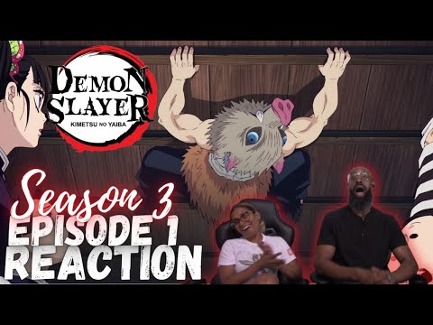 Anime Noobs watch Demon Slayer 3x1 