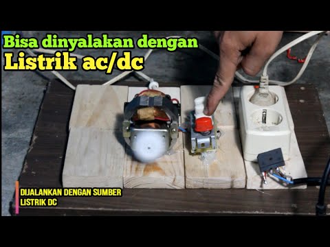 Video: Cara Menyambungkan Motor Listrik 220 Volt