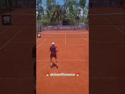 João Fonseca (17 anos) - court level view #tenisbrasileiro #tenis #tennis #joaofonseca