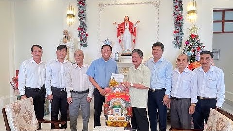 Bí Thư Tỉnh Ủy Ngô Chí Cường Chúc Mừng Giang Sinh Họ Đạo Trà Vinh