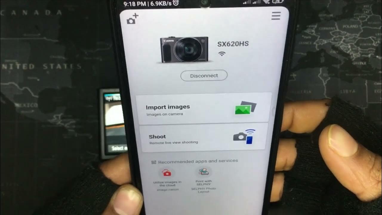 How to control Canon camera with smartphone Transfer picture from