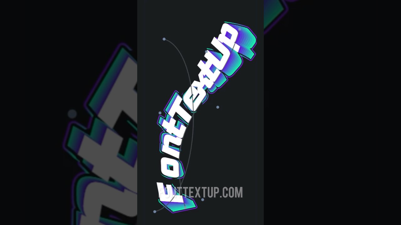 Vector Art Tutorial: Creating a 3D Layered Gradient Text Effect #TextEffect #Typography #3DText