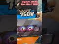 Gigabyte Z890UD, Core Ultra 7 265KF, Corsair 64G bus 6000, SamSung 980Pro 1T, Quadro RTX4000