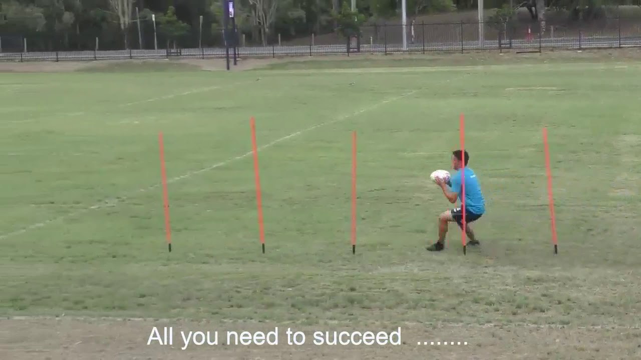 Saq Rugby TWO LEGGED HOP OVER EACH ZIG ZAG x 2 SAQ Rugby League SHAPE UP or SHIP ...