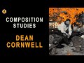 COMPOSITION STUDIES OF DEAN CORNWELL PAINTINGS.