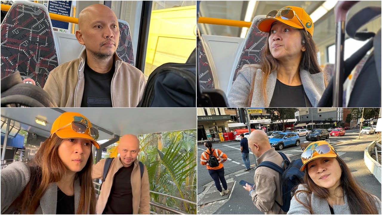 Brisbane Arrival and Train Ride Going to the Hotel