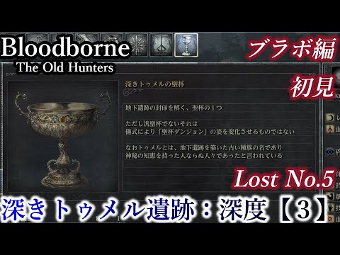 聖杯ダンジョン攻略 深きトゥメルの聖杯 深度 3 Lostno5 3 Bloodborne 今更初見 Youtube