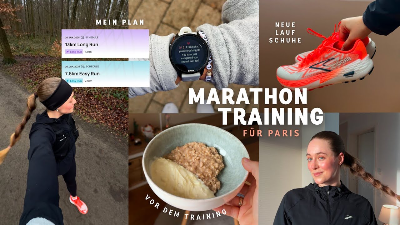 PARIS MARATHON TRAINING | Neue Laufschuhe, Mein Trainingsplan, 4 Läufe diese Woche, Motivationstipps