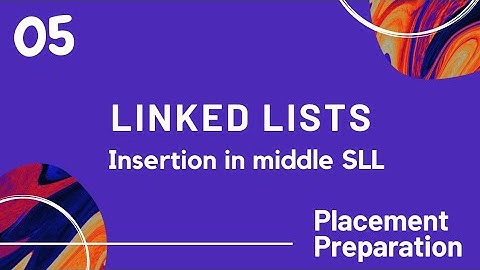 Linked Lists in Python | Part 5 | Insertion after a given node in a Singly Linked List