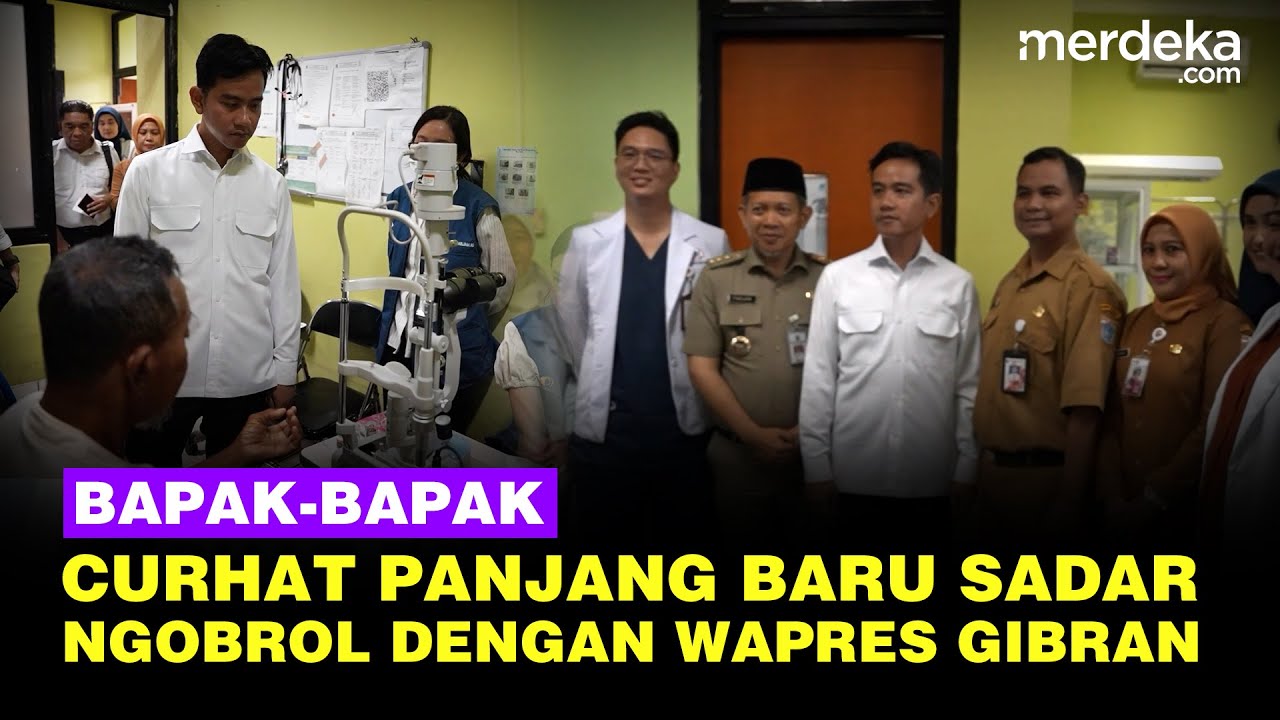 Momen Bapak-Bapak Curhat Panjang, Baru Sadar Ternyata Ngobrol dengan Wapres Gibran