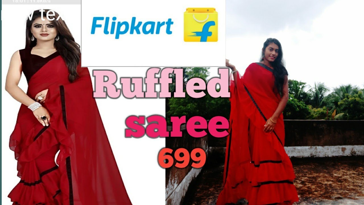 saree for farewell on flipkart
