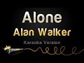 Alan walker  alone karaoke version