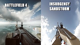 Battlefield 4 VS Insurgency Sandstorm Weapon comparison