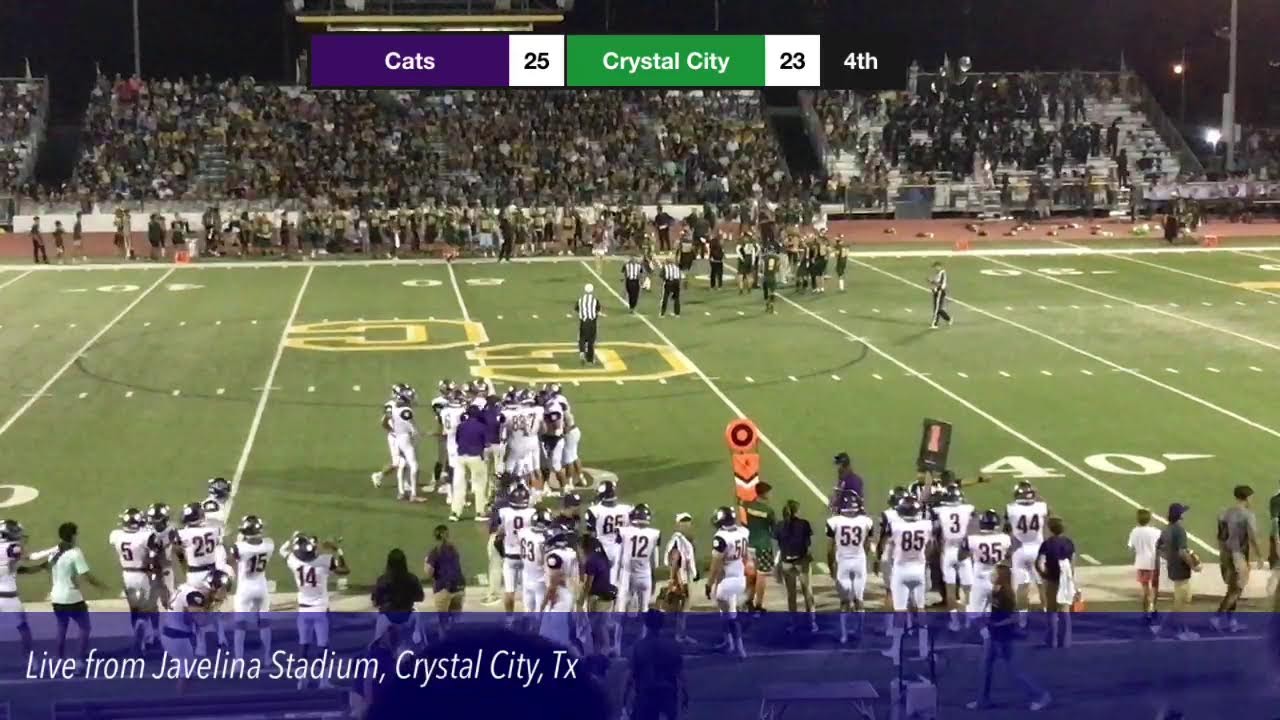 Carrizo Springs Wildcats vs. Crystal City Javelinas YouTube