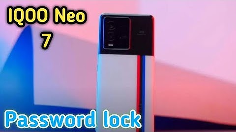 How To Set Screen Lock Password In Iqoo Neo 7,Iqoo Neo 7, Mein Password Lock Kaise Lagaen