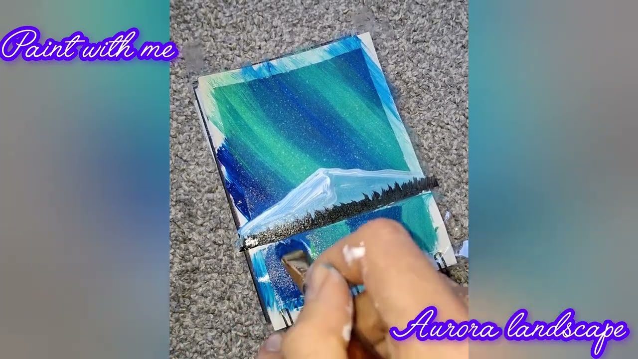Acrylic Painting | Speed Painting | Relax & Paint With Me 