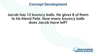 GCS: Grade 2, Module 1, Lesson 8 Concept Development (part one)
