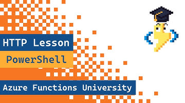 Azure Functions University - Http Lesson (Powershell via the Azure portal)