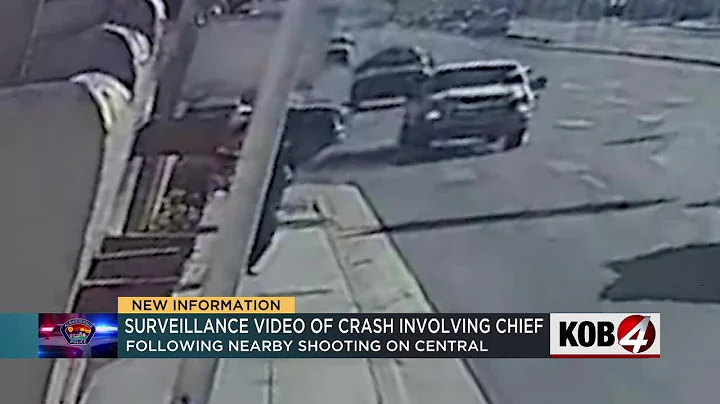 APD releases surveillance video of police chief's crash