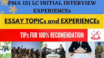 PMA 151 Initial Interview Experience | PMA Interview Mostly Asked Questions ISSB Interview | PMA 151