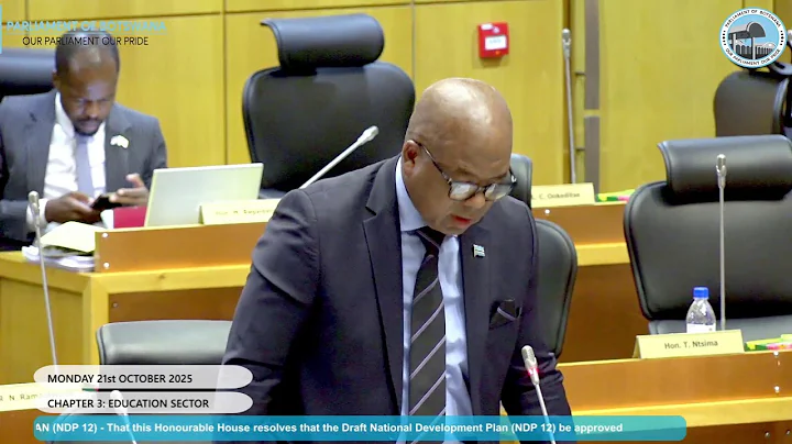 SPECIAL MEETING: NATIONAL DEVELOPMENT PLAN (NDP 12)  21/10/2025