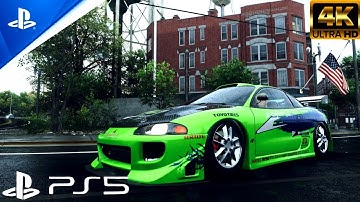 NFS Unbound Mitsubishi Eclipse GSX Gameplay (PS5) 4K 60FPS