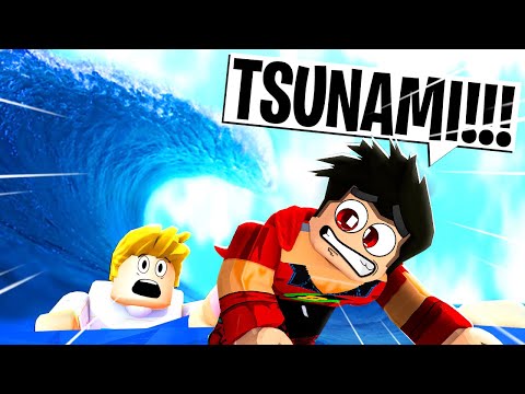 FELAKET GELİYOR! SAKLAN 🌊 Roblox Tsunami Disaster Survival