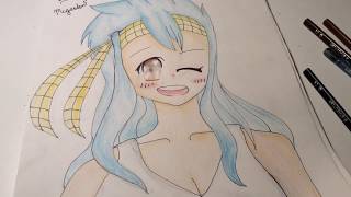 How to draw anime Levy McGarden from Fairy Tail