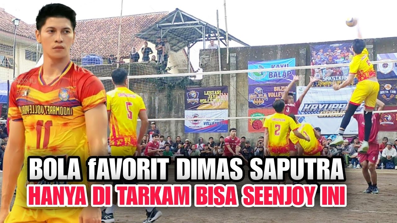 Hanya di tarkam DIMAS SAPUTRA bisa melakukan spike bledos ini‼️Bola tumpuk jadi FAVORIT‼️